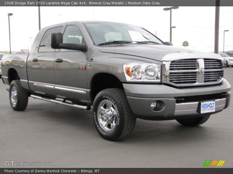 Mineral Gray Metallic / Medium Slate Gray 2008 Dodge Ram 2500 Laramie Mega Cab 4x4