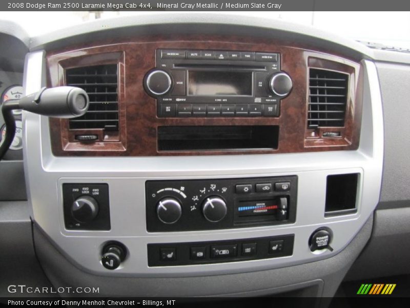 Controls of 2008 Ram 2500 Laramie Mega Cab 4x4