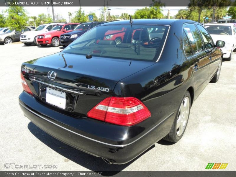 Black Onyx / Black 2006 Lexus LS 430