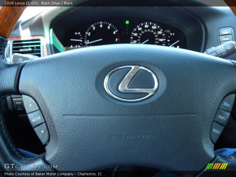 Black Onyx / Black 2006 Lexus LS 430