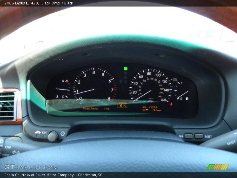 Black Onyx / Black 2006 Lexus LS 430