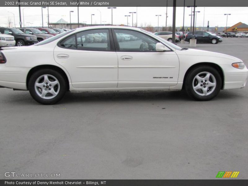 Ivory White / Graphite 2002 Pontiac Grand Prix SE Sedan