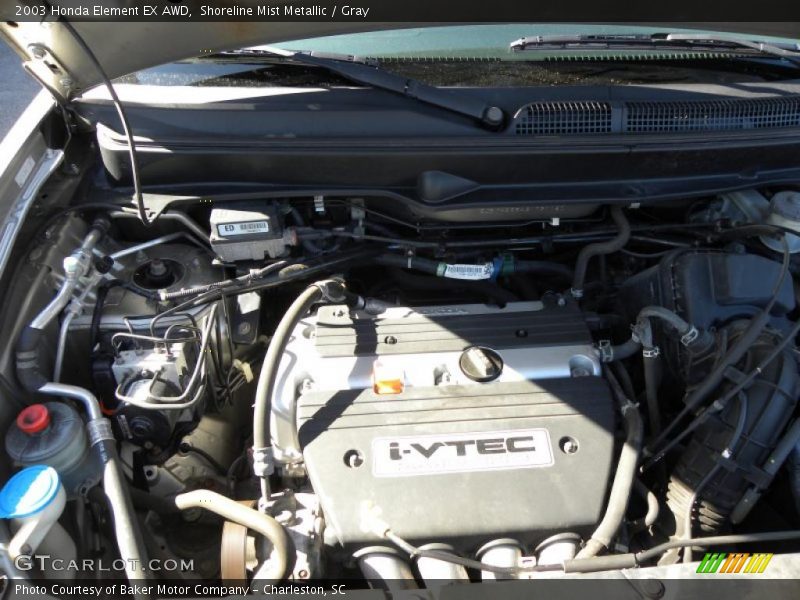Shoreline Mist Metallic / Gray 2003 Honda Element EX AWD
