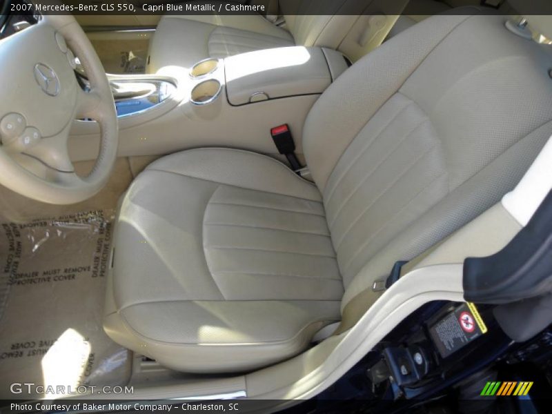 Capri Blue Metallic / Cashmere 2007 Mercedes-Benz CLS 550