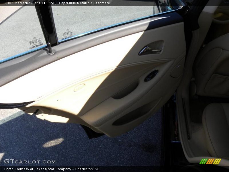 Capri Blue Metallic / Cashmere 2007 Mercedes-Benz CLS 550