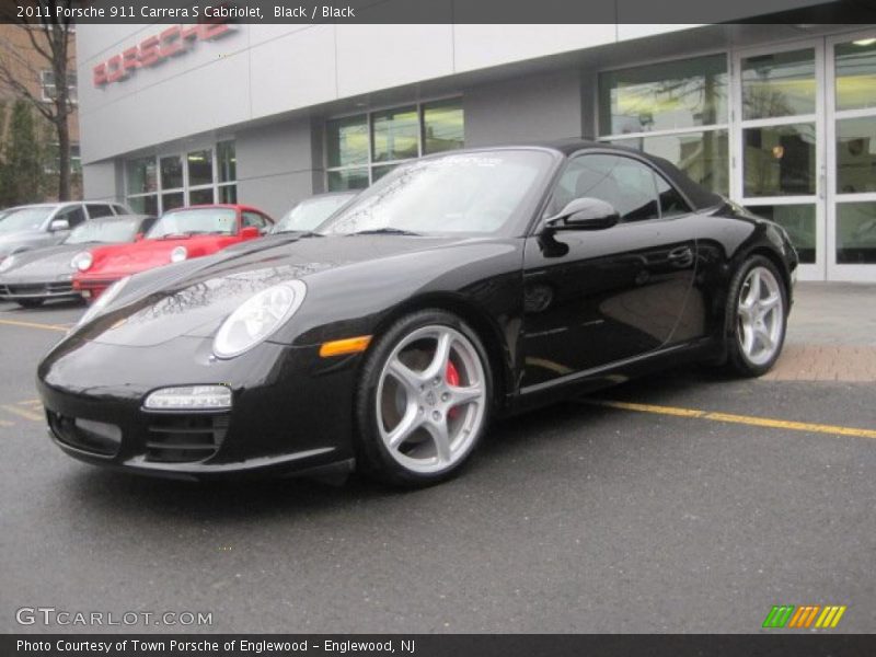 Black / Black 2011 Porsche 911 Carrera S Cabriolet