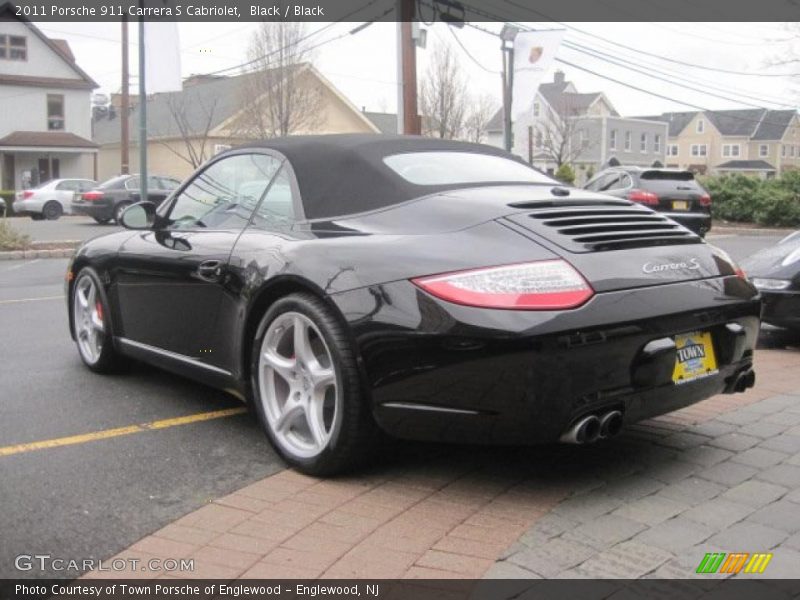 Black / Black 2011 Porsche 911 Carrera S Cabriolet