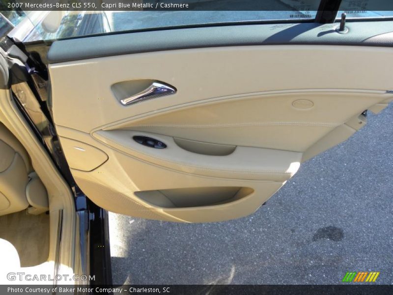 Capri Blue Metallic / Cashmere 2007 Mercedes-Benz CLS 550