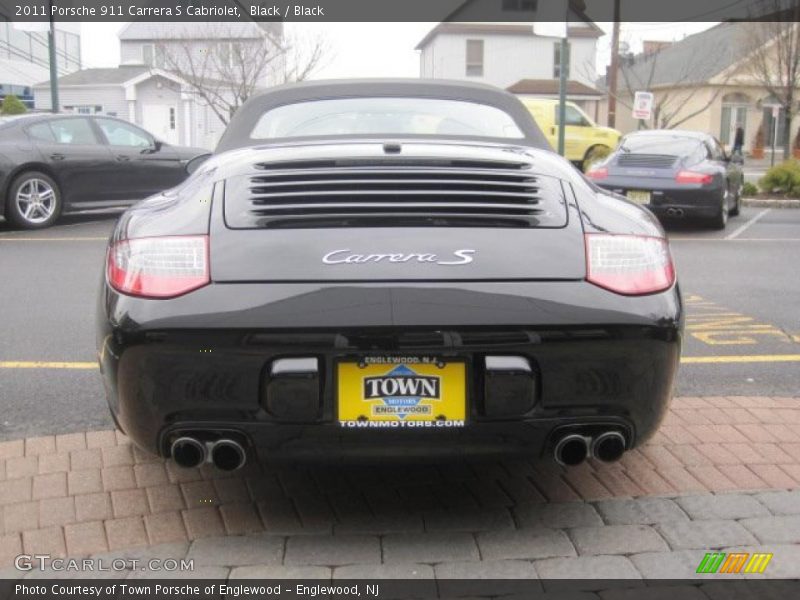 Black / Black 2011 Porsche 911 Carrera S Cabriolet