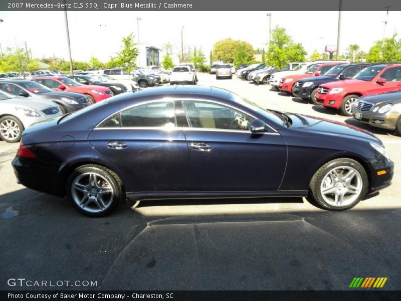 Capri Blue Metallic / Cashmere 2007 Mercedes-Benz CLS 550