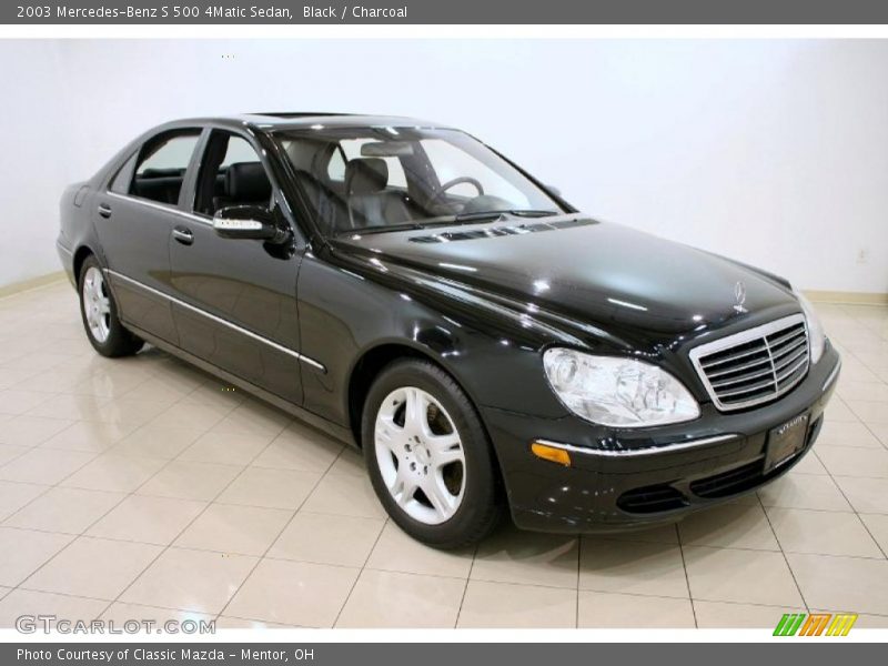 Black / Charcoal 2003 Mercedes-Benz S 500 4Matic Sedan