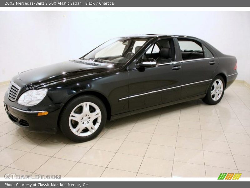 Black / Charcoal 2003 Mercedes-Benz S 500 4Matic Sedan