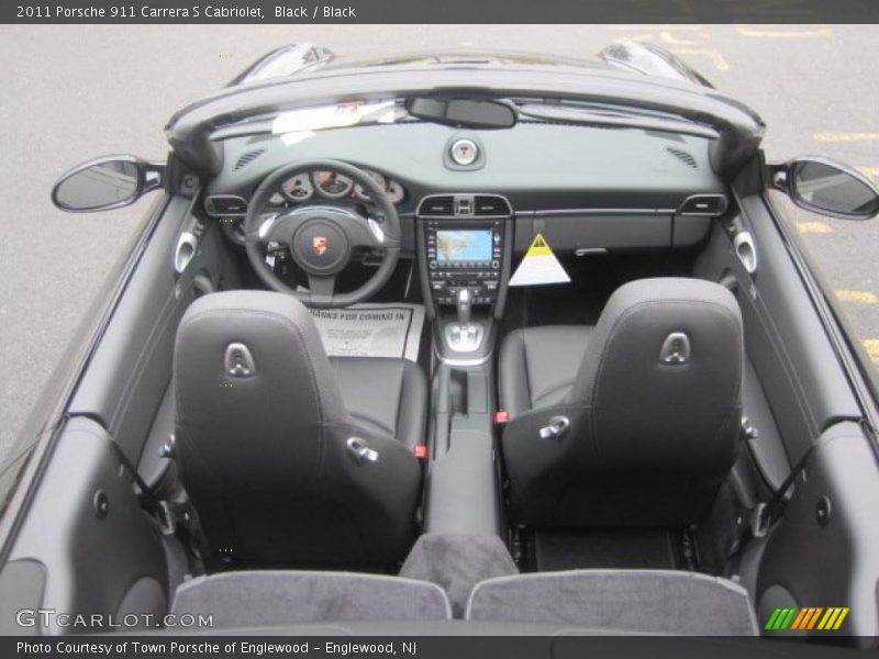 Black / Black 2011 Porsche 911 Carrera S Cabriolet