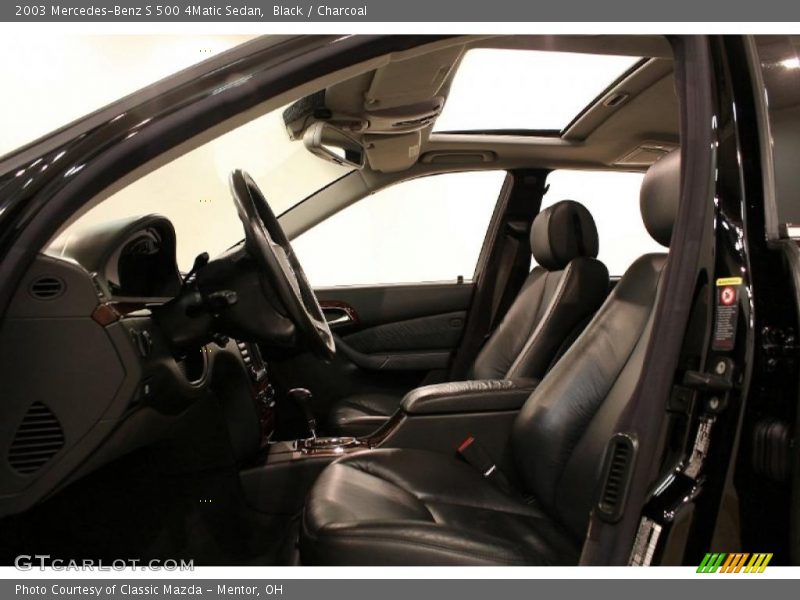 Black / Charcoal 2003 Mercedes-Benz S 500 4Matic Sedan