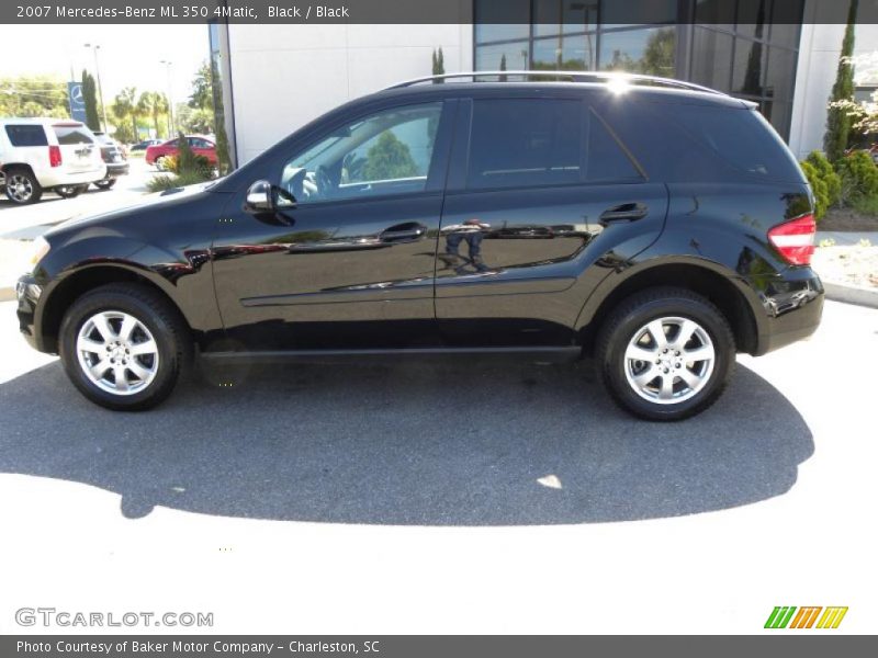 Black / Black 2007 Mercedes-Benz ML 350 4Matic