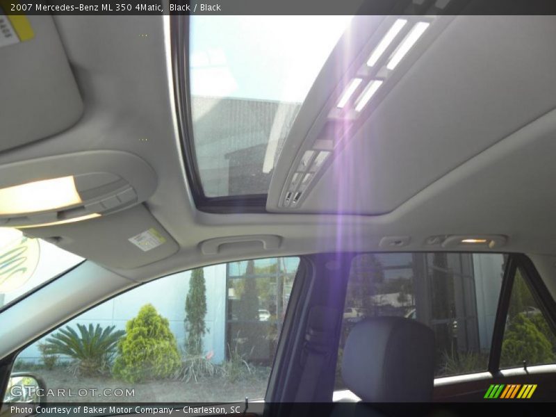 Black / Black 2007 Mercedes-Benz ML 350 4Matic