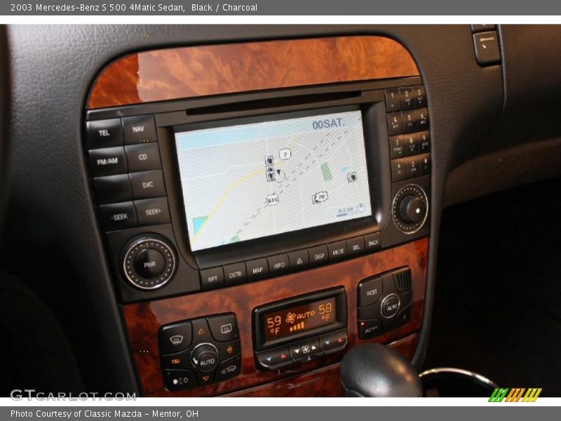 Black / Charcoal 2003 Mercedes-Benz S 500 4Matic Sedan