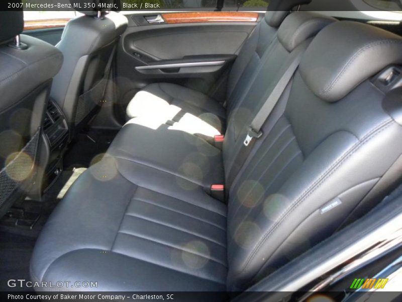 Black / Black 2007 Mercedes-Benz ML 350 4Matic