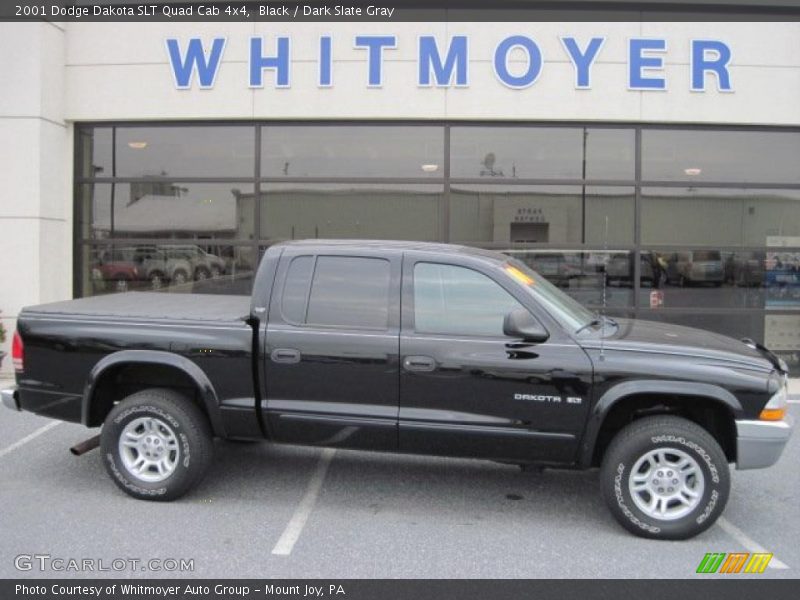 Black / Dark Slate Gray 2001 Dodge Dakota SLT Quad Cab 4x4