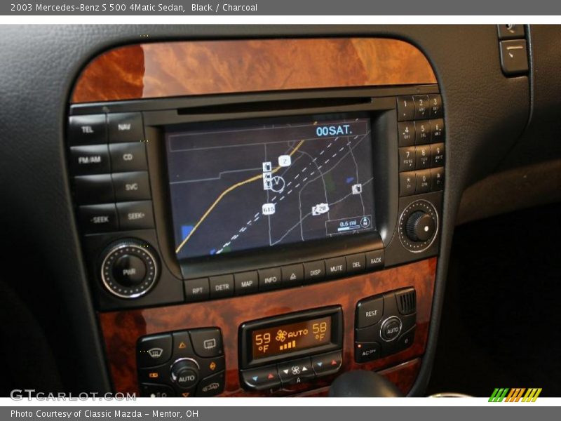 Black / Charcoal 2003 Mercedes-Benz S 500 4Matic Sedan