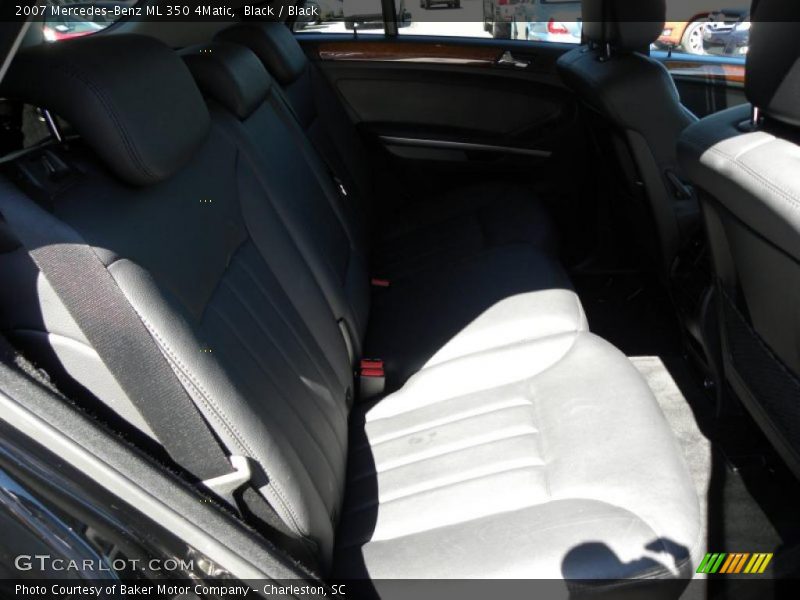 Black / Black 2007 Mercedes-Benz ML 350 4Matic