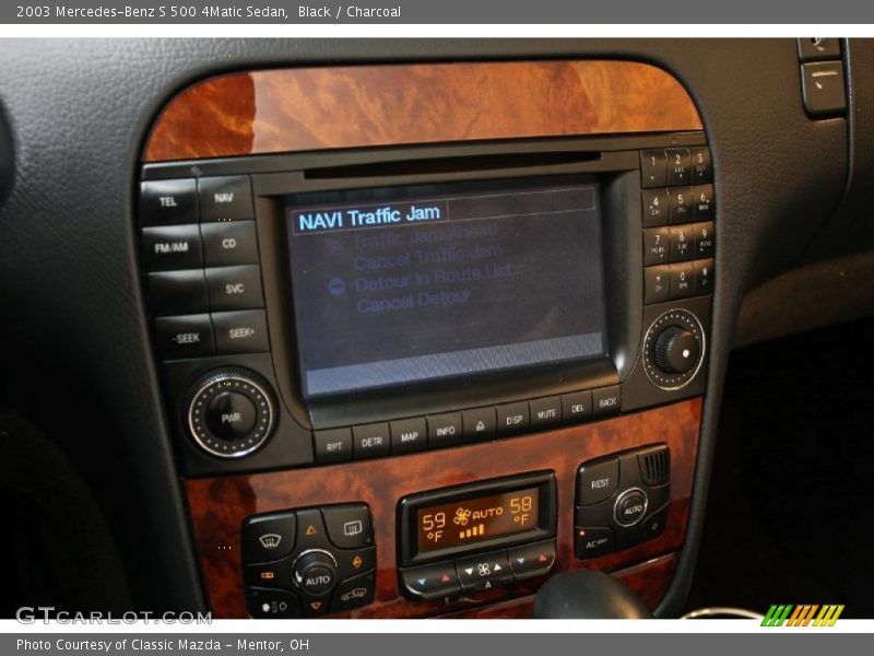 Black / Charcoal 2003 Mercedes-Benz S 500 4Matic Sedan