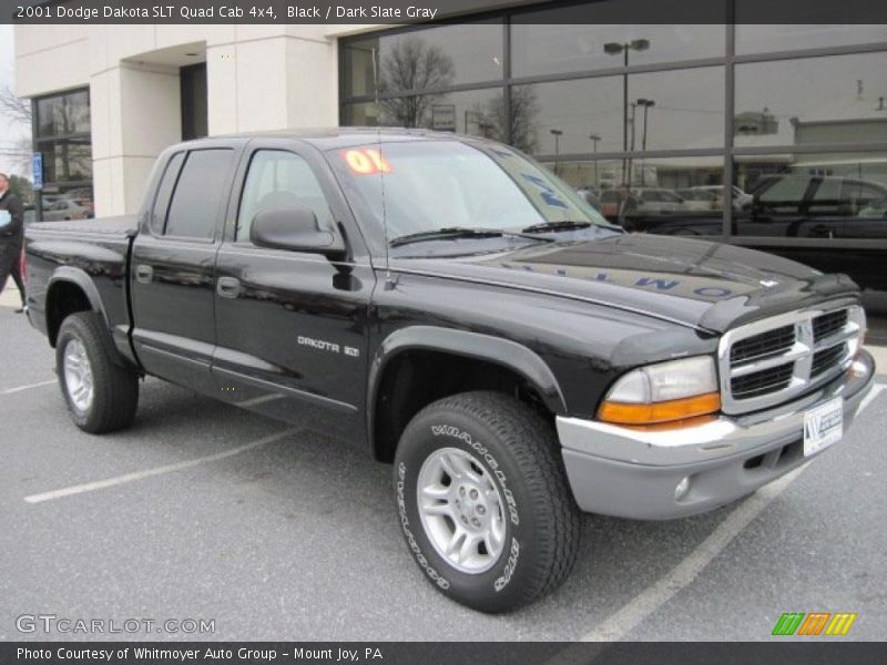 Black / Dark Slate Gray 2001 Dodge Dakota SLT Quad Cab 4x4