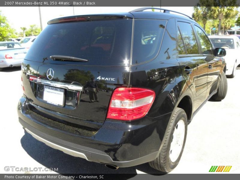 Black / Black 2007 Mercedes-Benz ML 350 4Matic