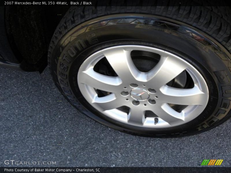 Black / Black 2007 Mercedes-Benz ML 350 4Matic
