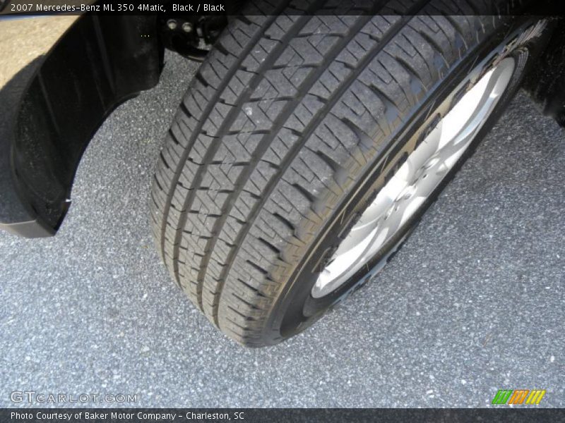 Black / Black 2007 Mercedes-Benz ML 350 4Matic