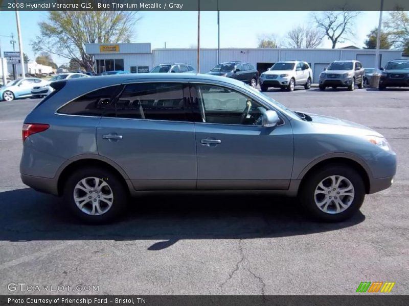Blue Titanium Metallic / Gray 2008 Hyundai Veracruz GLS