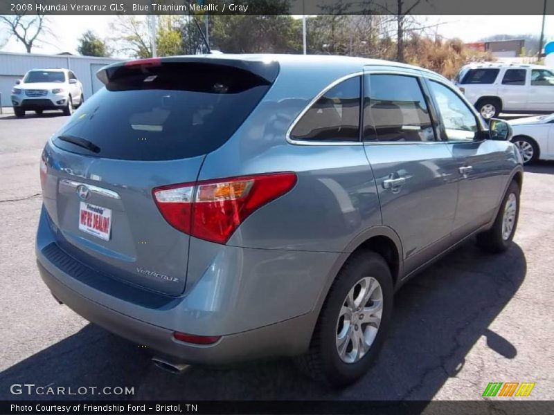 Blue Titanium Metallic / Gray 2008 Hyundai Veracruz GLS
