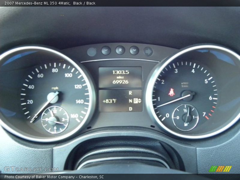 Black / Black 2007 Mercedes-Benz ML 350 4Matic