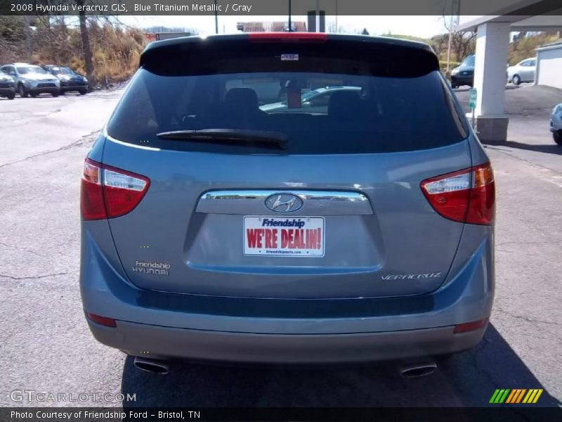 Blue Titanium Metallic / Gray 2008 Hyundai Veracruz GLS