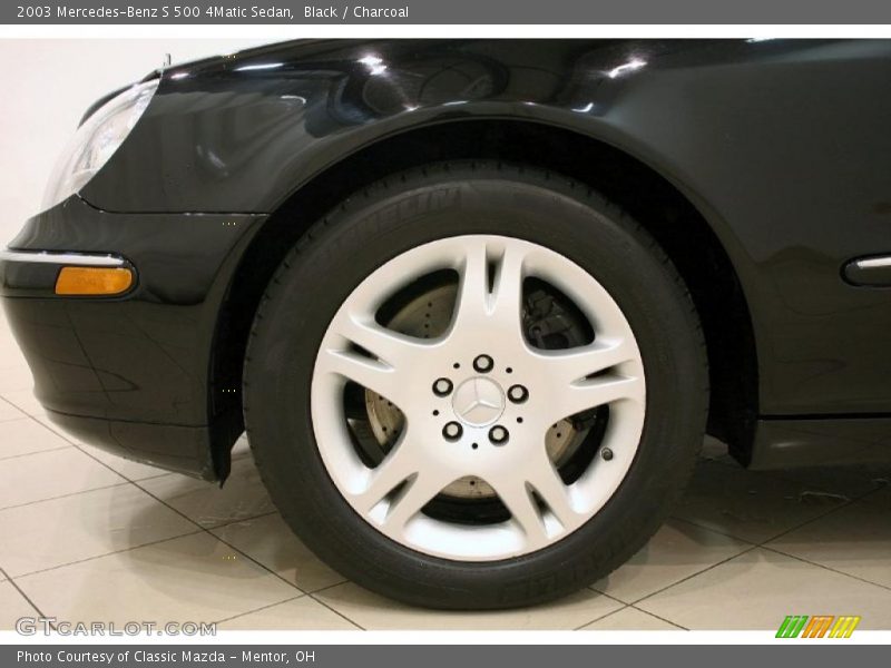 Black / Charcoal 2003 Mercedes-Benz S 500 4Matic Sedan