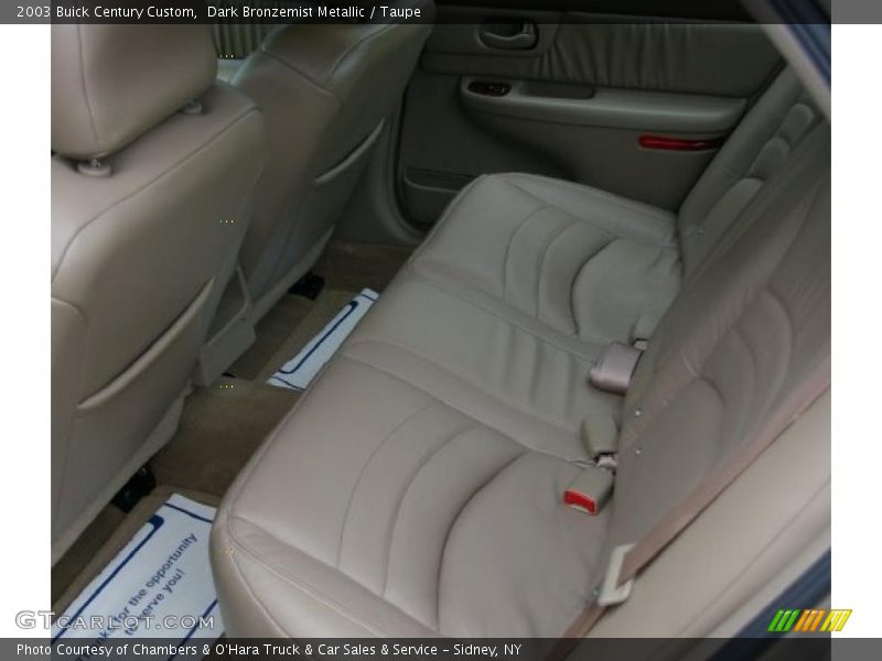 Dark Bronzemist Metallic / Taupe 2003 Buick Century Custom