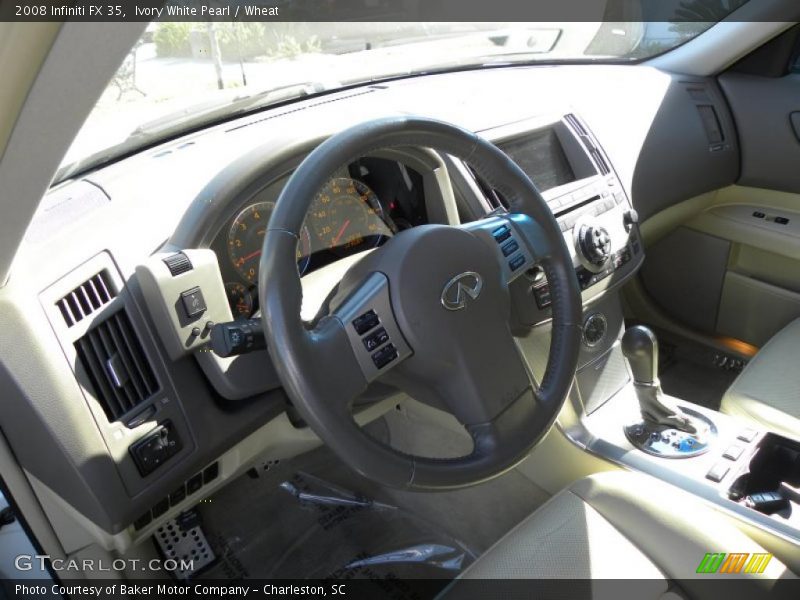 Ivory White Pearl / Wheat 2008 Infiniti FX 35