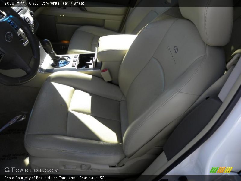 Ivory White Pearl / Wheat 2008 Infiniti FX 35