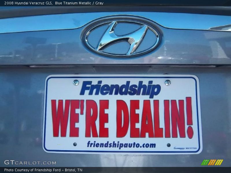 Blue Titanium Metallic / Gray 2008 Hyundai Veracruz GLS