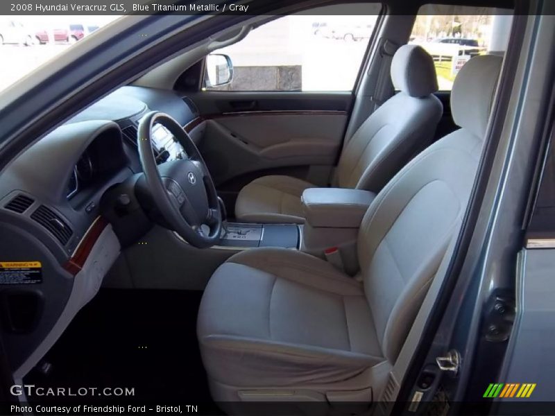 Blue Titanium Metallic / Gray 2008 Hyundai Veracruz GLS