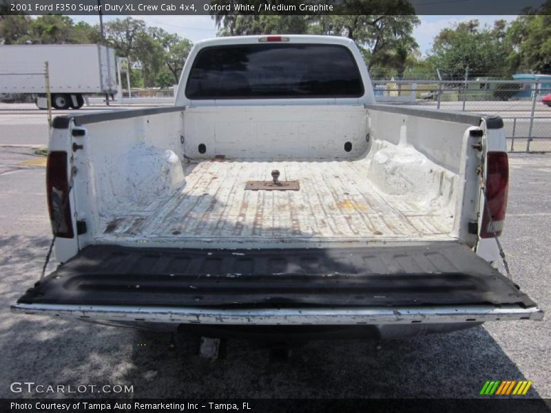 Oxford White / Medium Graphite 2001 Ford F350 Super Duty XL Crew Cab 4x4