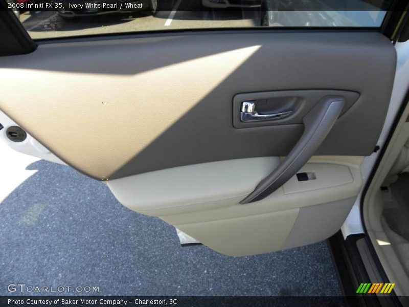 Ivory White Pearl / Wheat 2008 Infiniti FX 35
