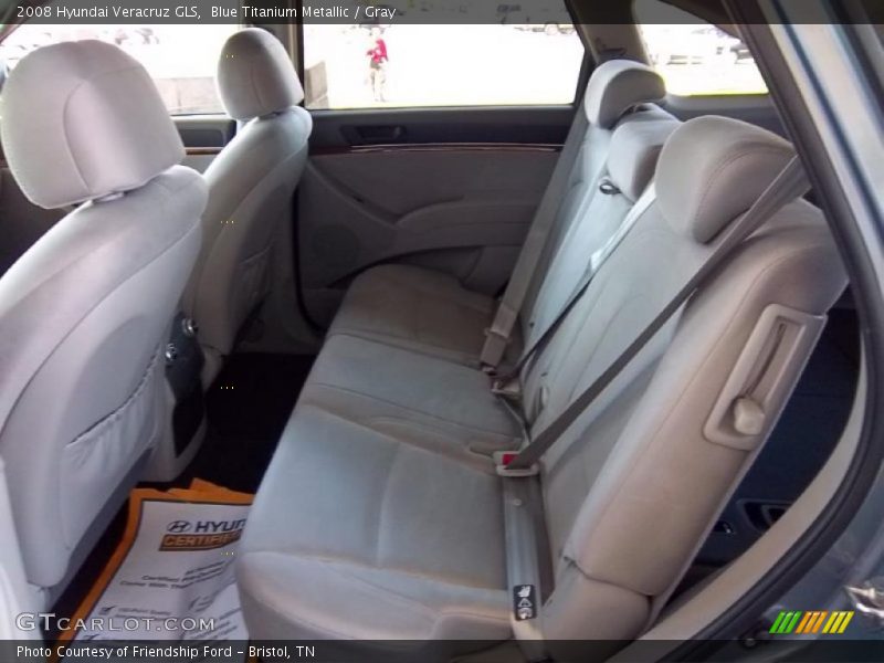 Blue Titanium Metallic / Gray 2008 Hyundai Veracruz GLS