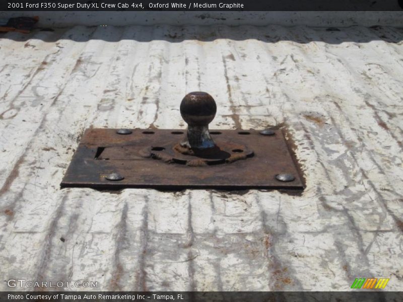 Oxford White / Medium Graphite 2001 Ford F350 Super Duty XL Crew Cab 4x4