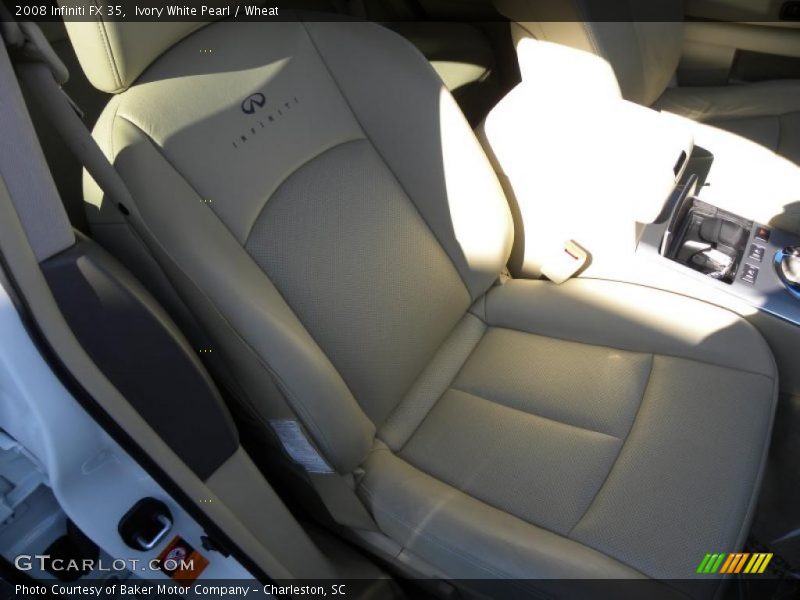 Ivory White Pearl / Wheat 2008 Infiniti FX 35