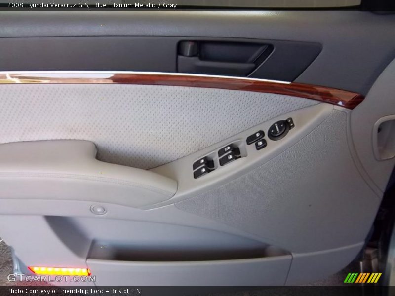 Blue Titanium Metallic / Gray 2008 Hyundai Veracruz GLS