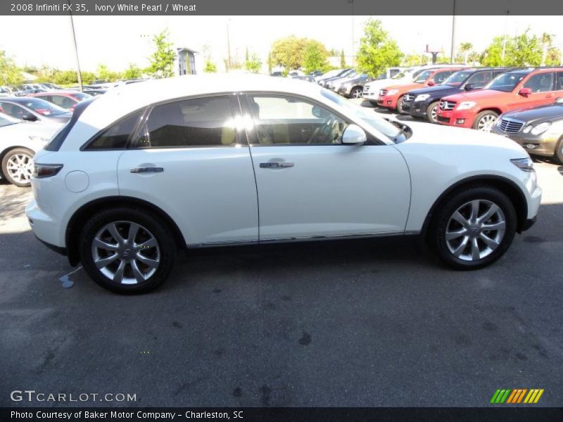 Ivory White Pearl / Wheat 2008 Infiniti FX 35