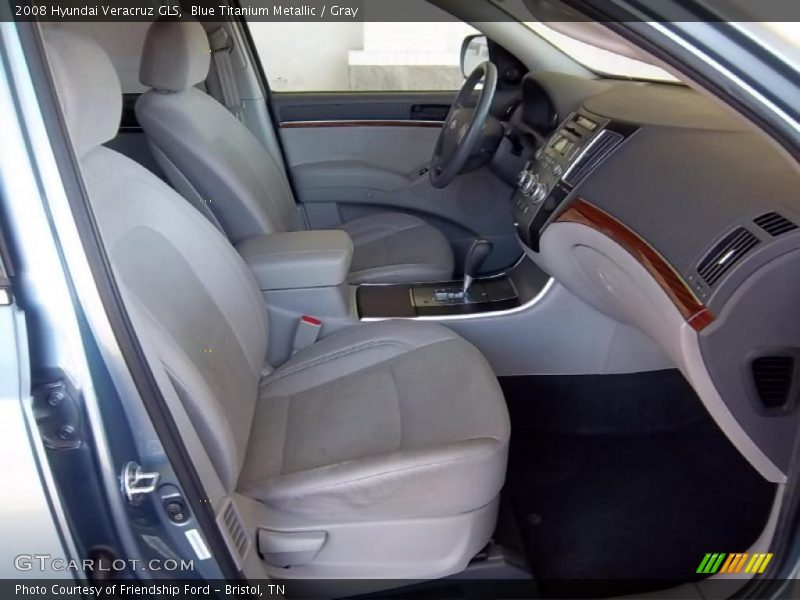 Blue Titanium Metallic / Gray 2008 Hyundai Veracruz GLS
