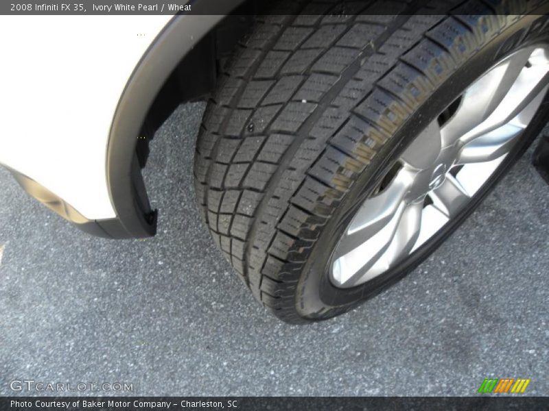 Ivory White Pearl / Wheat 2008 Infiniti FX 35
