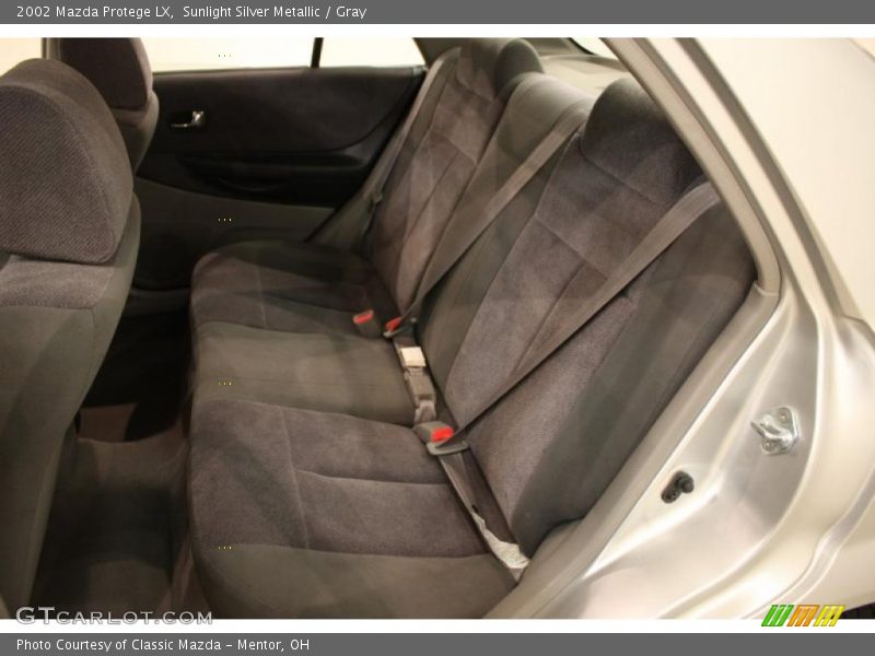 Sunlight Silver Metallic / Gray 2002 Mazda Protege LX